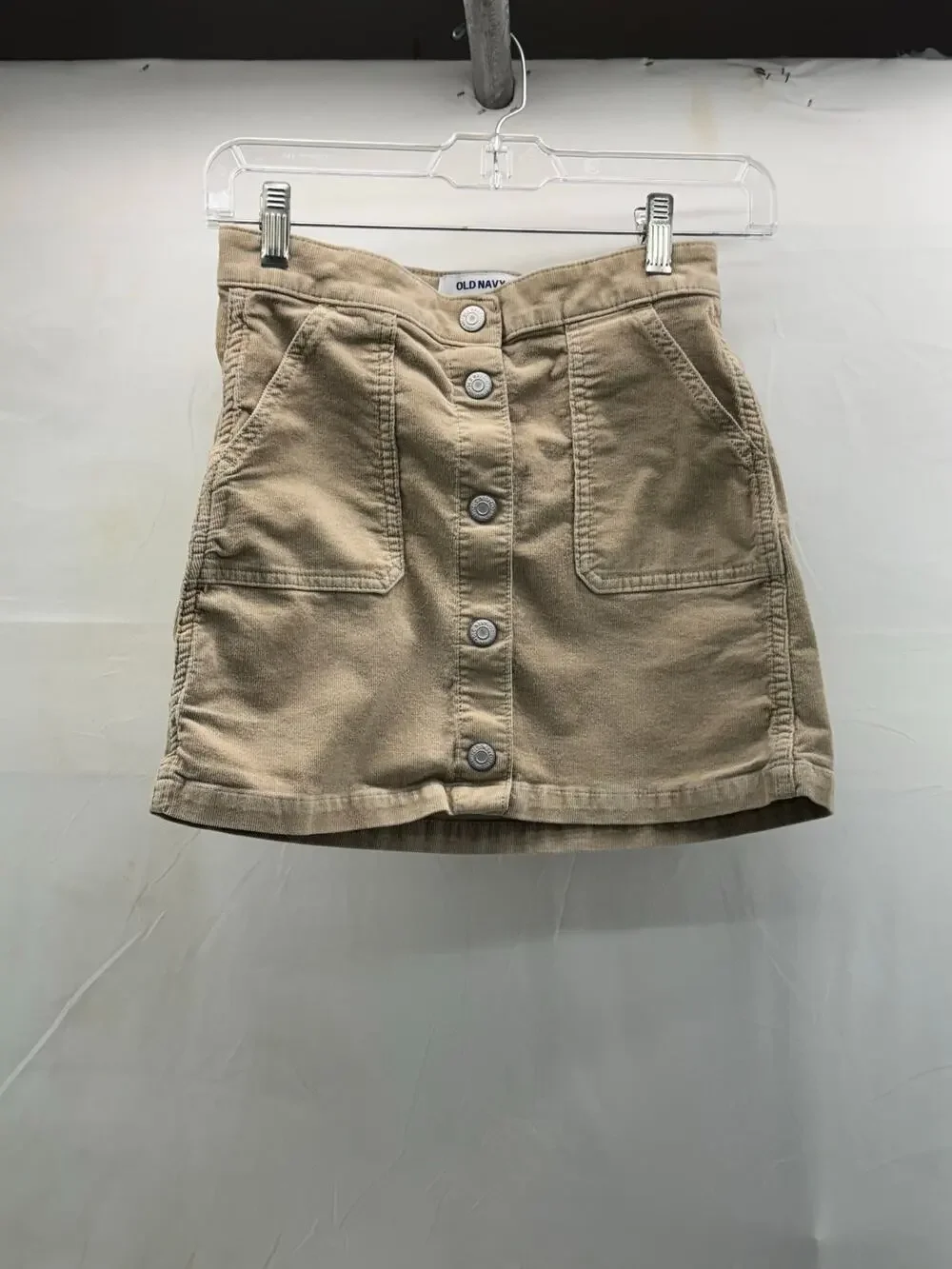 Girls L (10-12) old navy button down corduroy skirt
